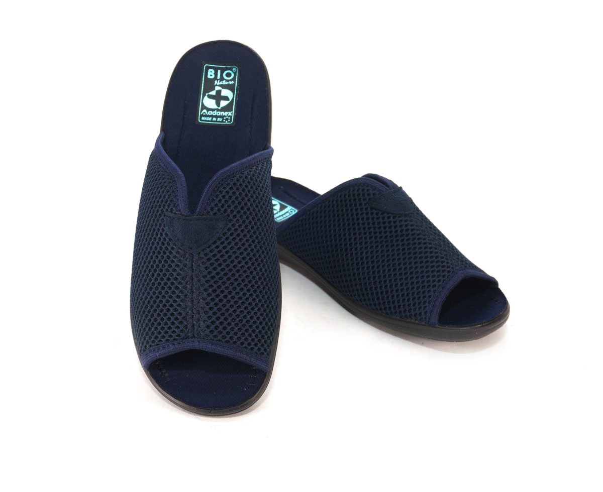 Pantofle damskie , granatowy