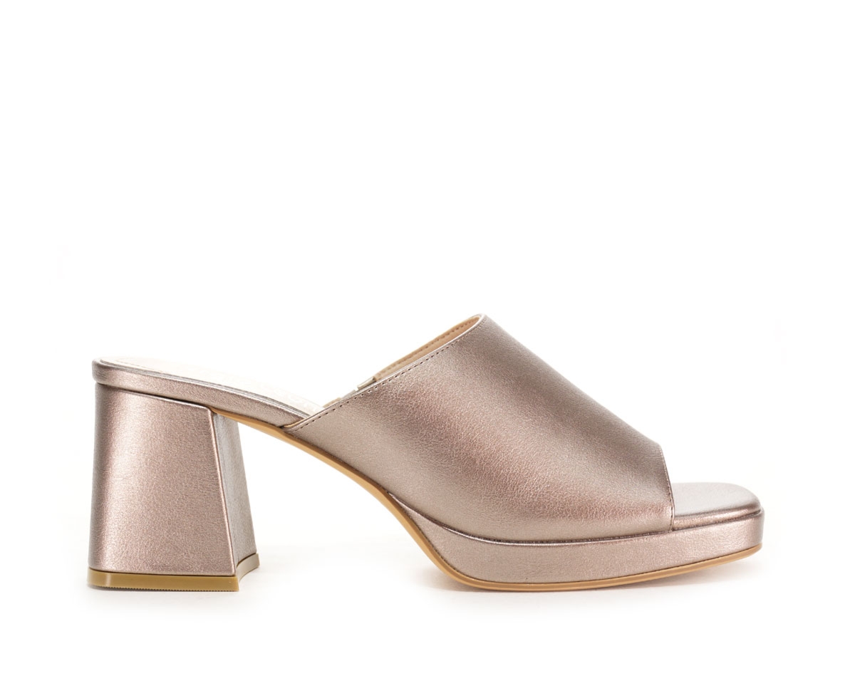 Klapki damskie Sergio leone, platyna