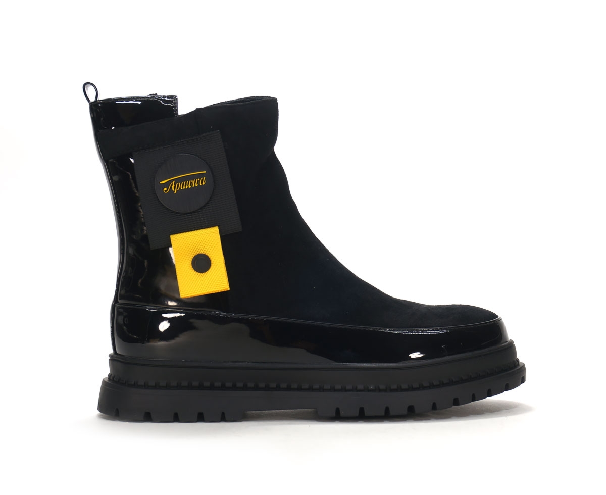 Botki dziecięce , czarny