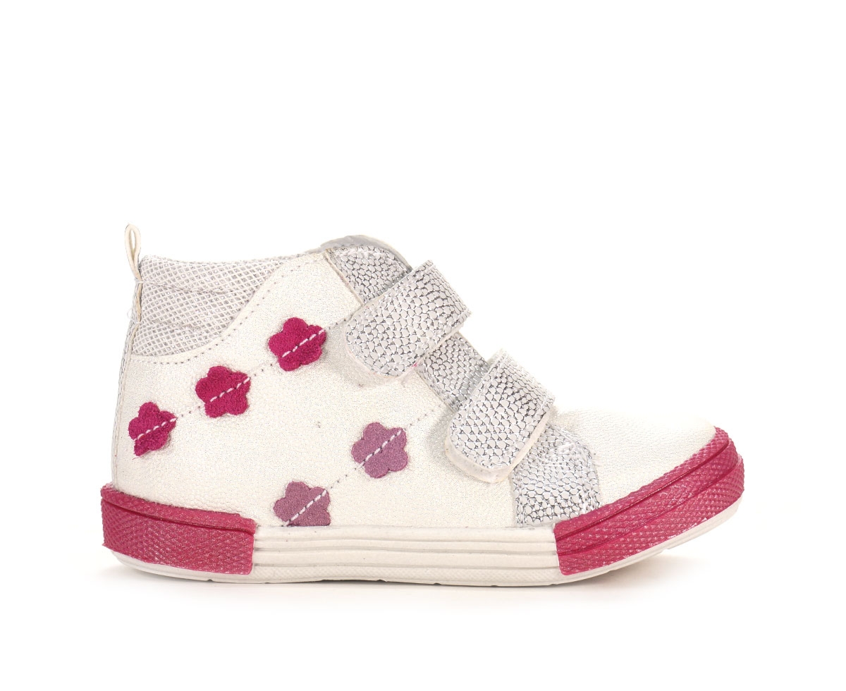 Trzewiki dziecięce Kornecki, biały + róż