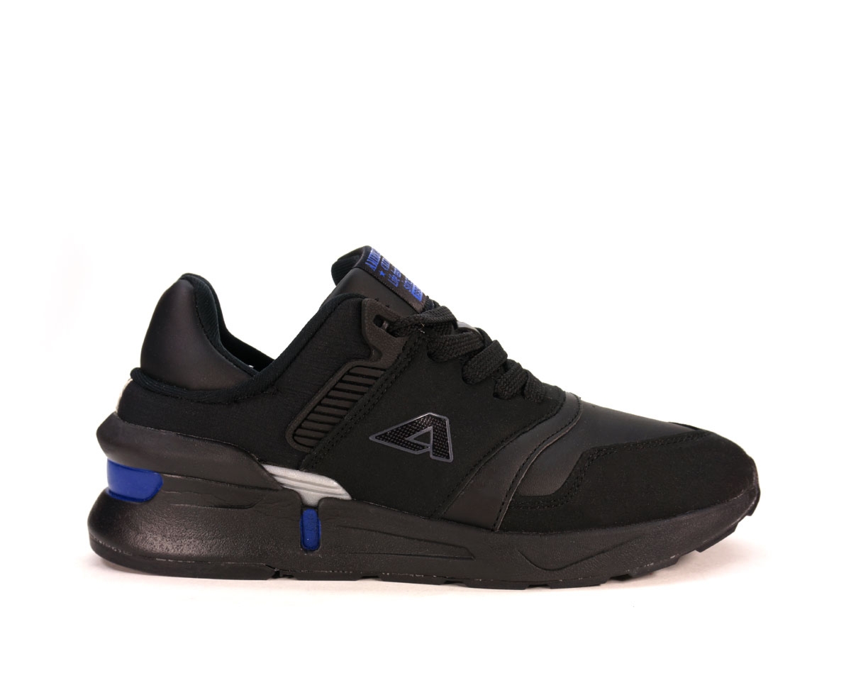 Obuwie sportowe American club, czarny + niebieski