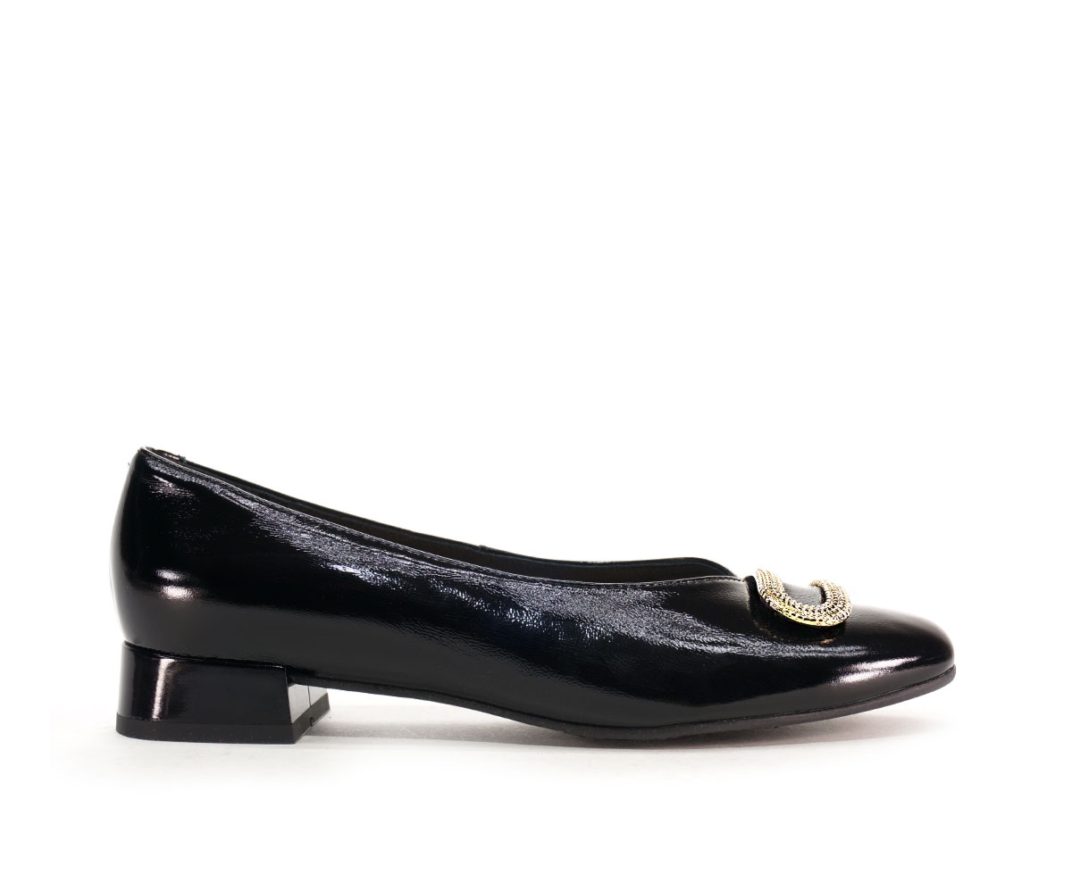 Półbuty damskie Bioeco, czarny