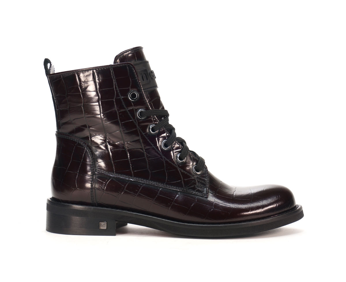 Trzewiki damskie Nessi, bordowy