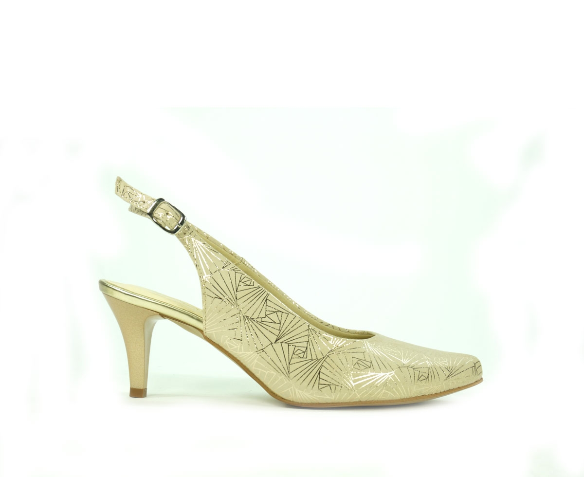 Sandały damskie Verdi, złoty