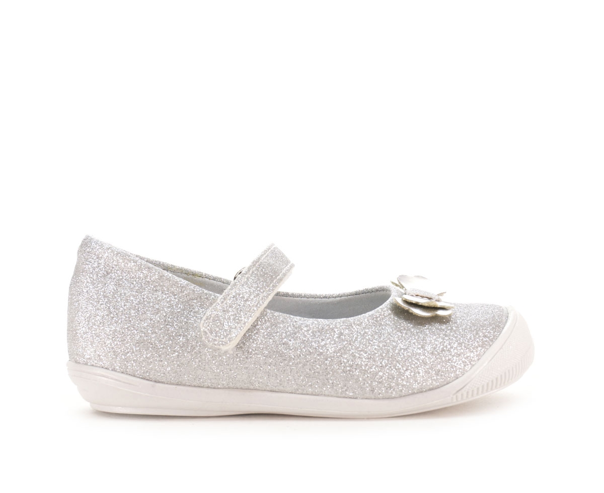 Baleriny dziecięce Kornecki, srebrny