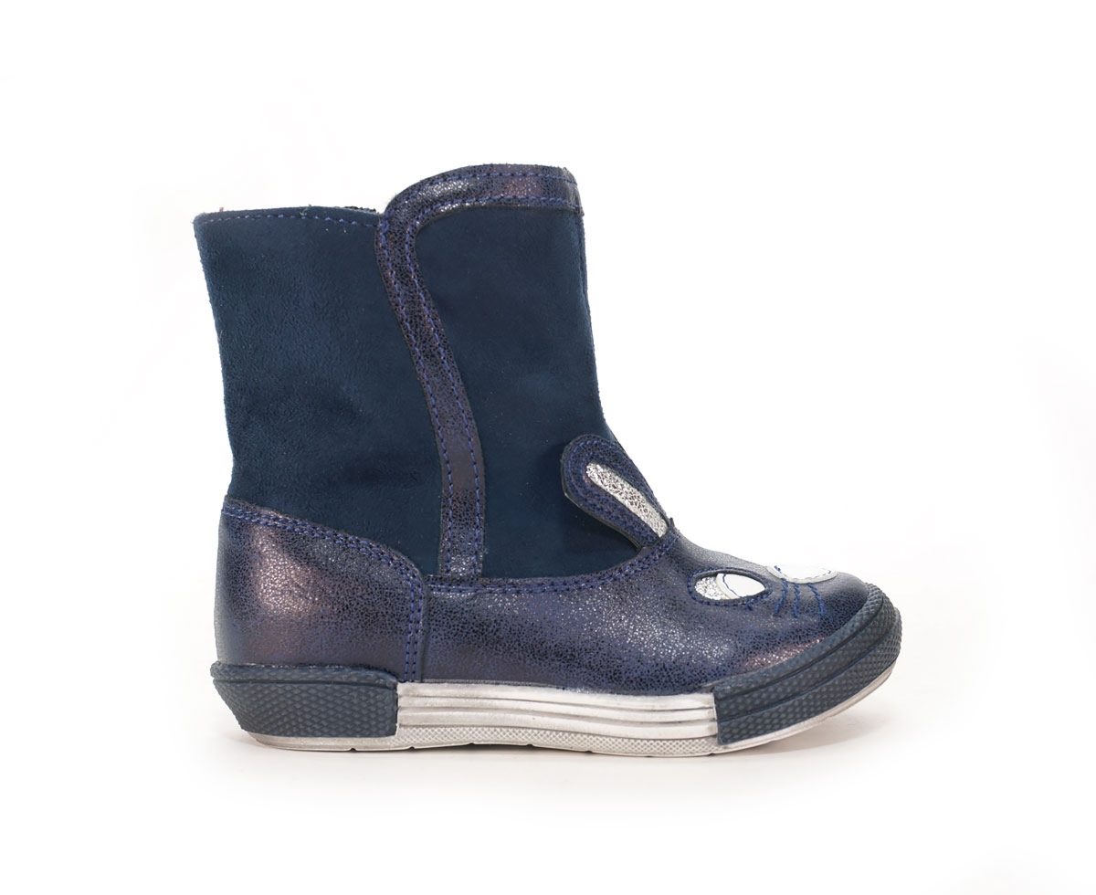 Kozaki dziecięce Kornecki, granatowy