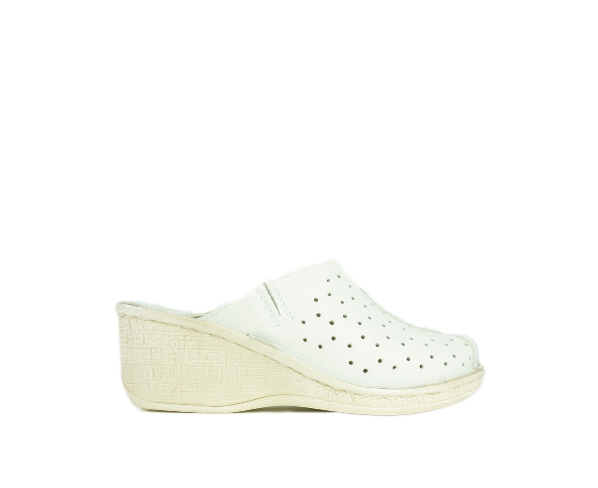 Klapek damski Escott, biały