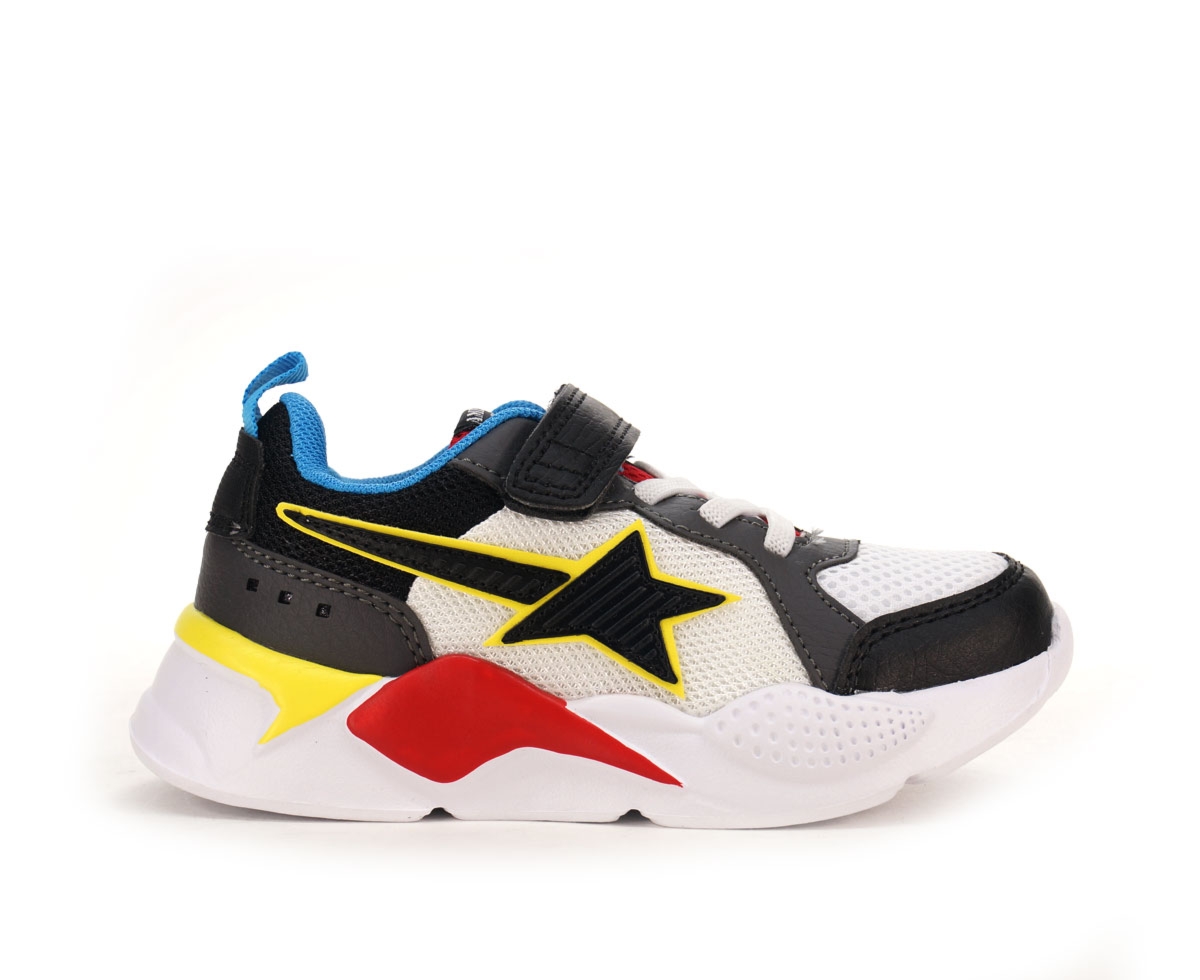 Obuwie sportowe American club, czarny + czerwony