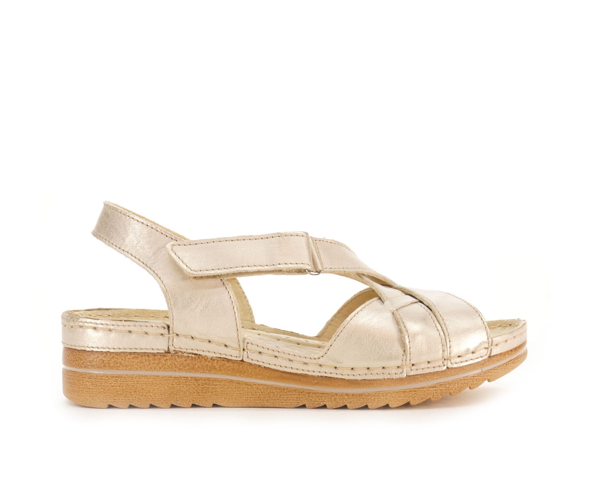 Sandały damskie Stella pietrzak elżbieta janina, złoty