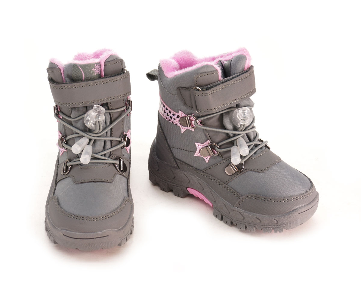 Śniegowce dziecięce American club, szary