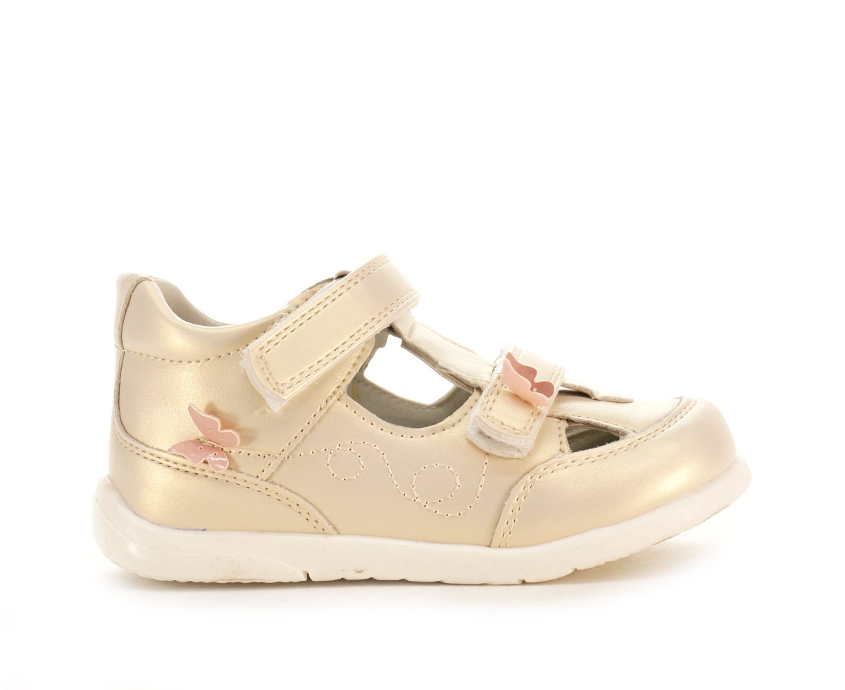 Półbuty dziecięce American club, złoty