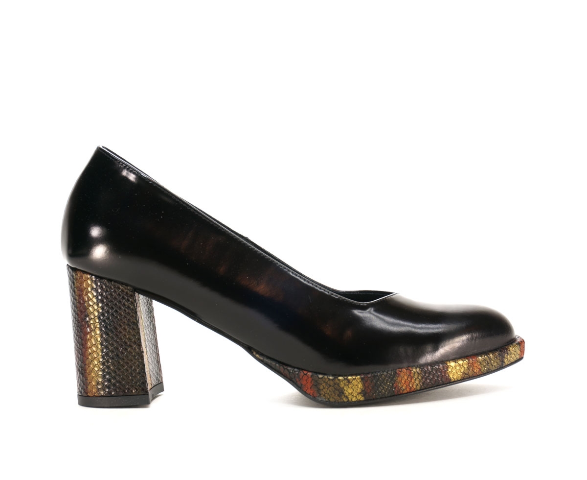 Czółenka damskie Kostex, czarny