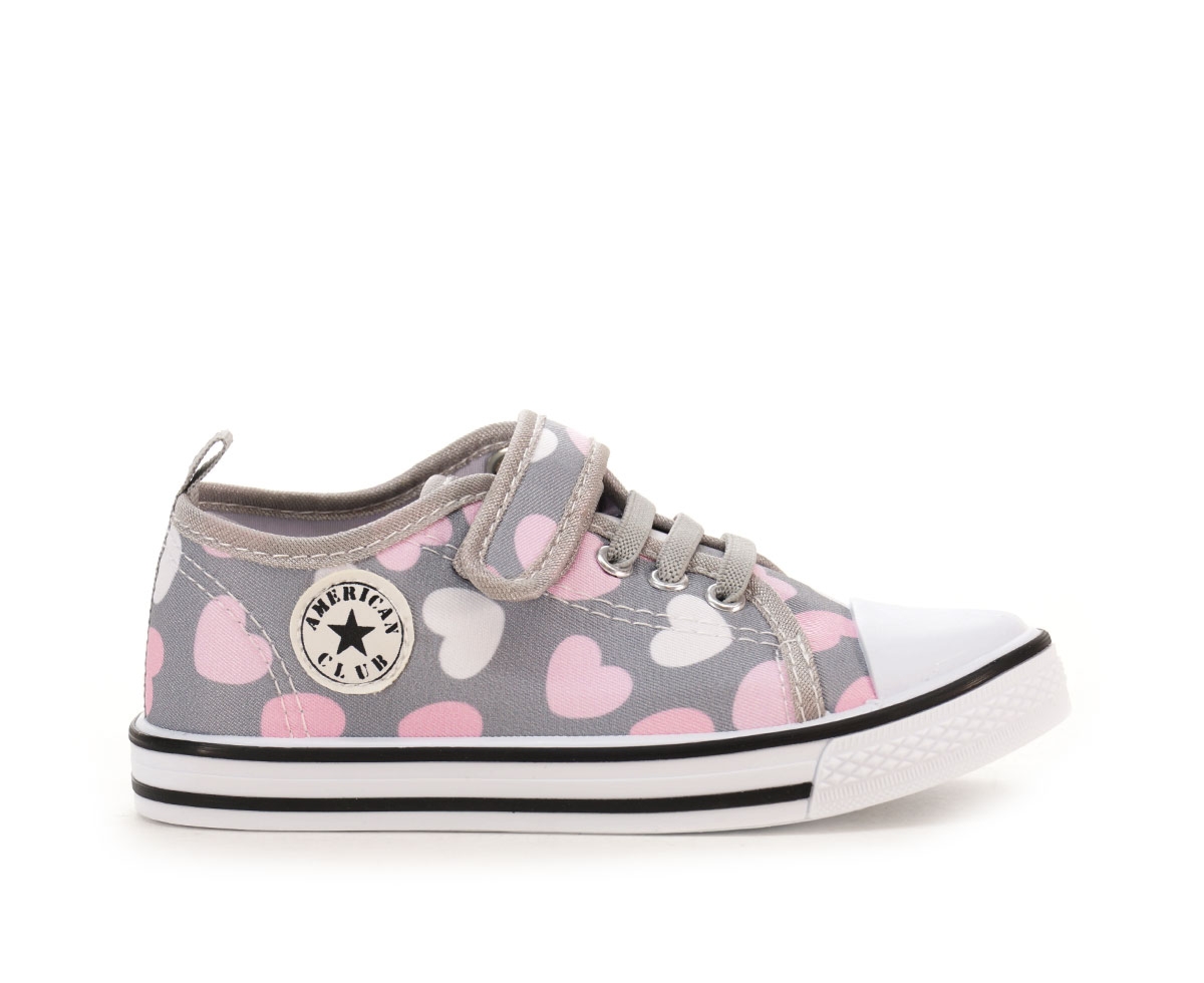 Półrtampki dziecięce American club, szary