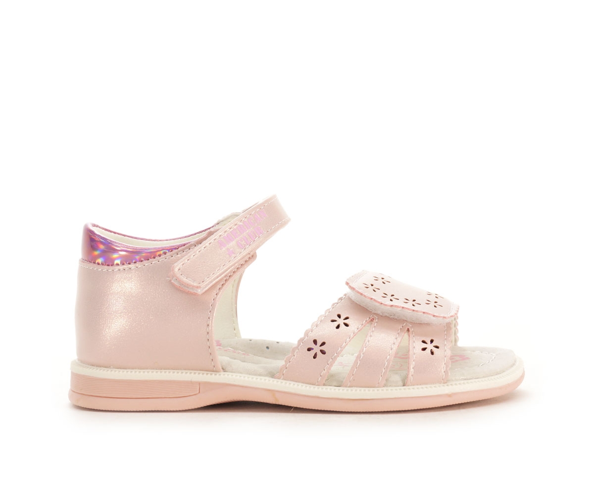 Sandały dziecięce American club, różowy
