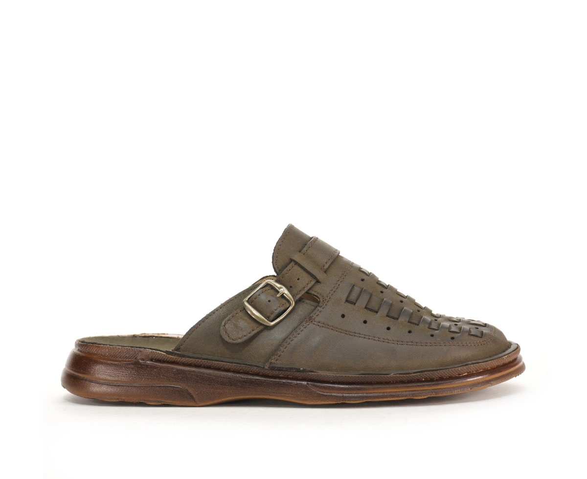 Klapki męskie Stella pietrzak elżbieta janina, oliwka