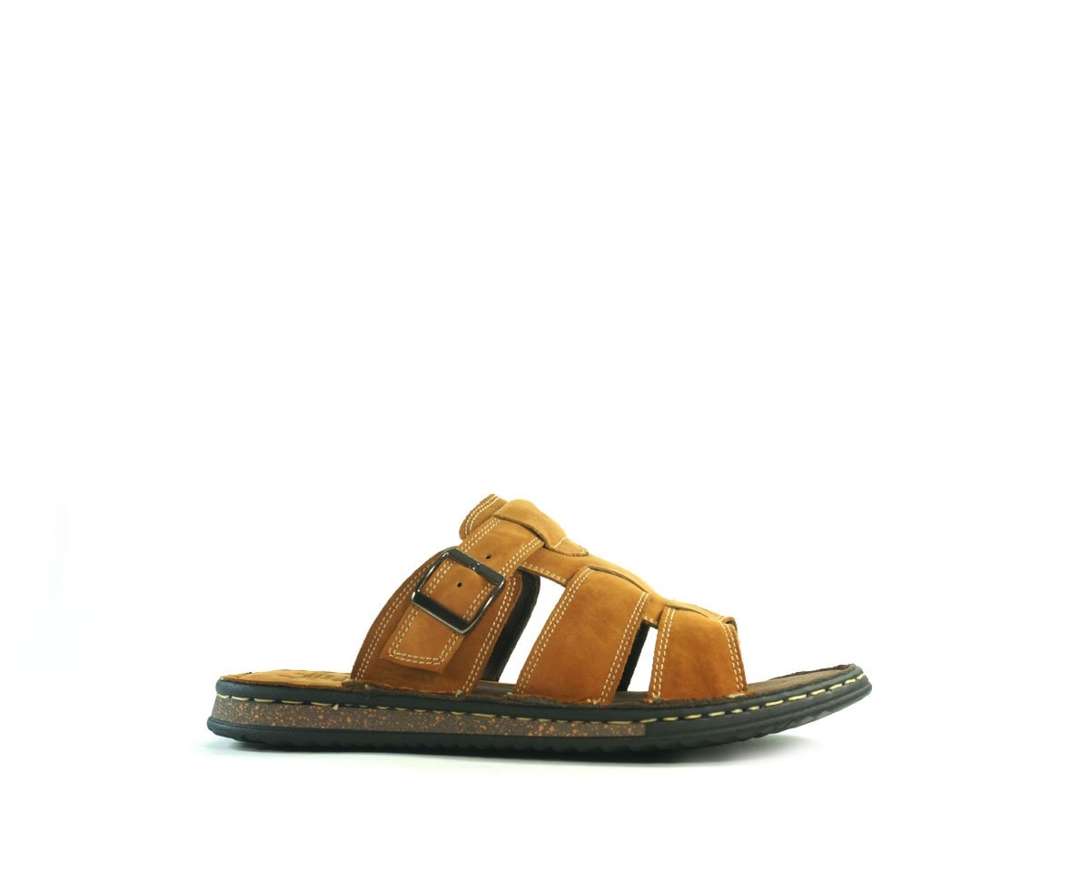 Klapki męskie American club, camel