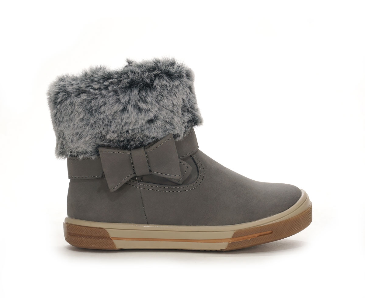 Botki dziecięce American club, szary