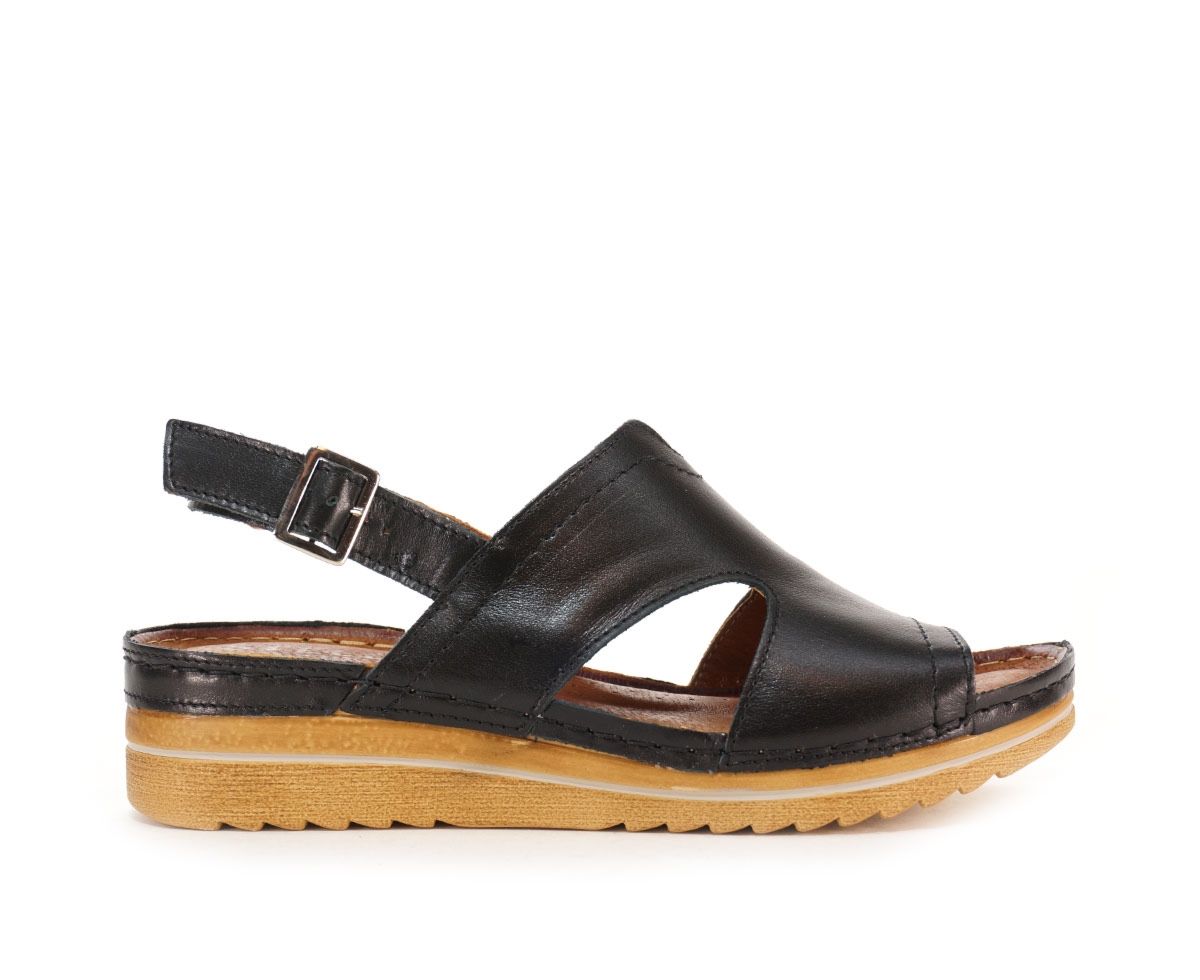 Sandały damskie Stella pietrzak elżbieta janina, czarny