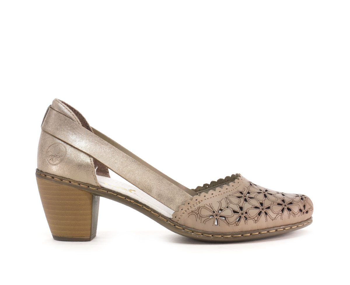 Sandały damskie Rieker, beżowy