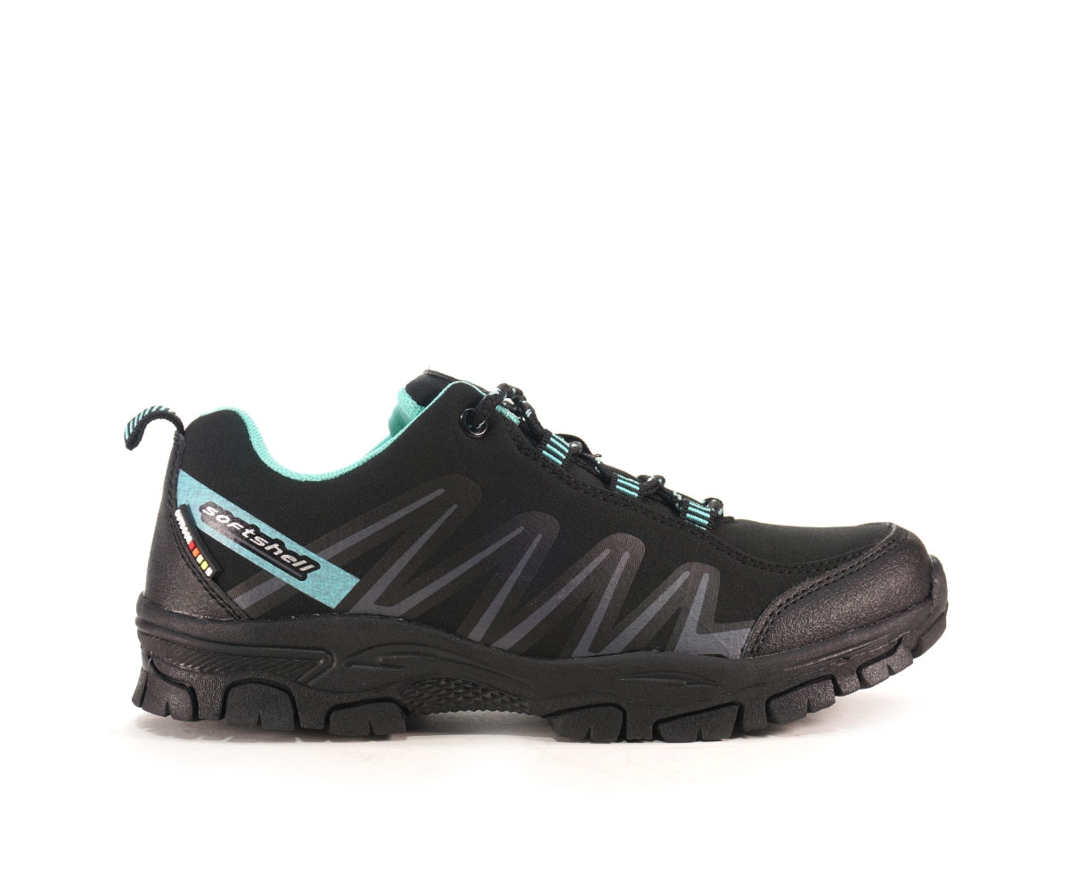 Trekkingi dziecięce American club, czarny + niebieski