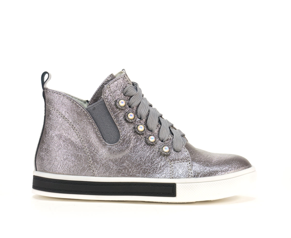 Trzewiki dziecięce Bessky, srebrny