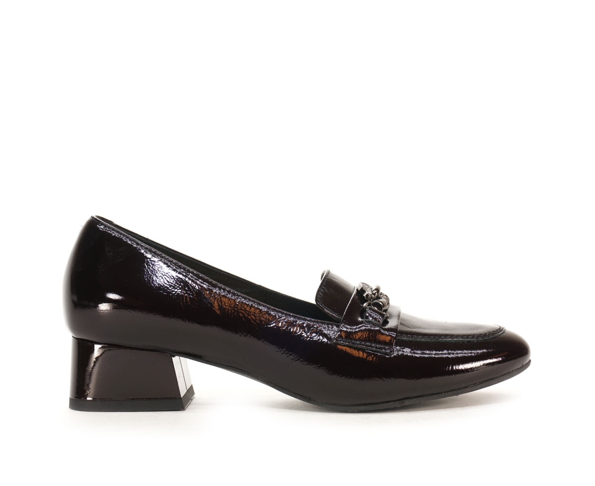 Półbuty damskie , burgund