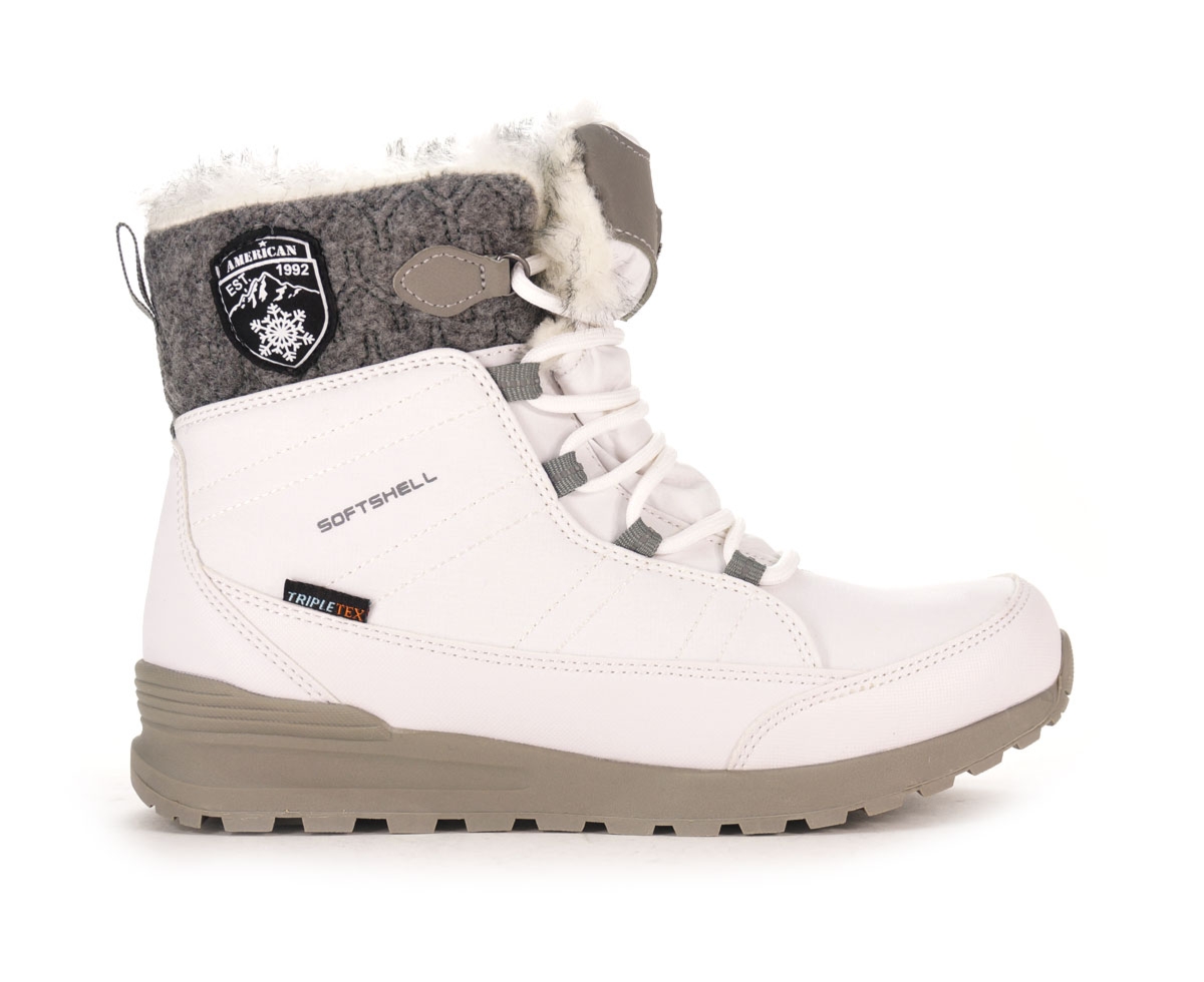 Trzewiki damskie American club, biały