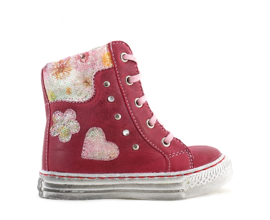 Trzewiki dziecięce Mido-noster, malina