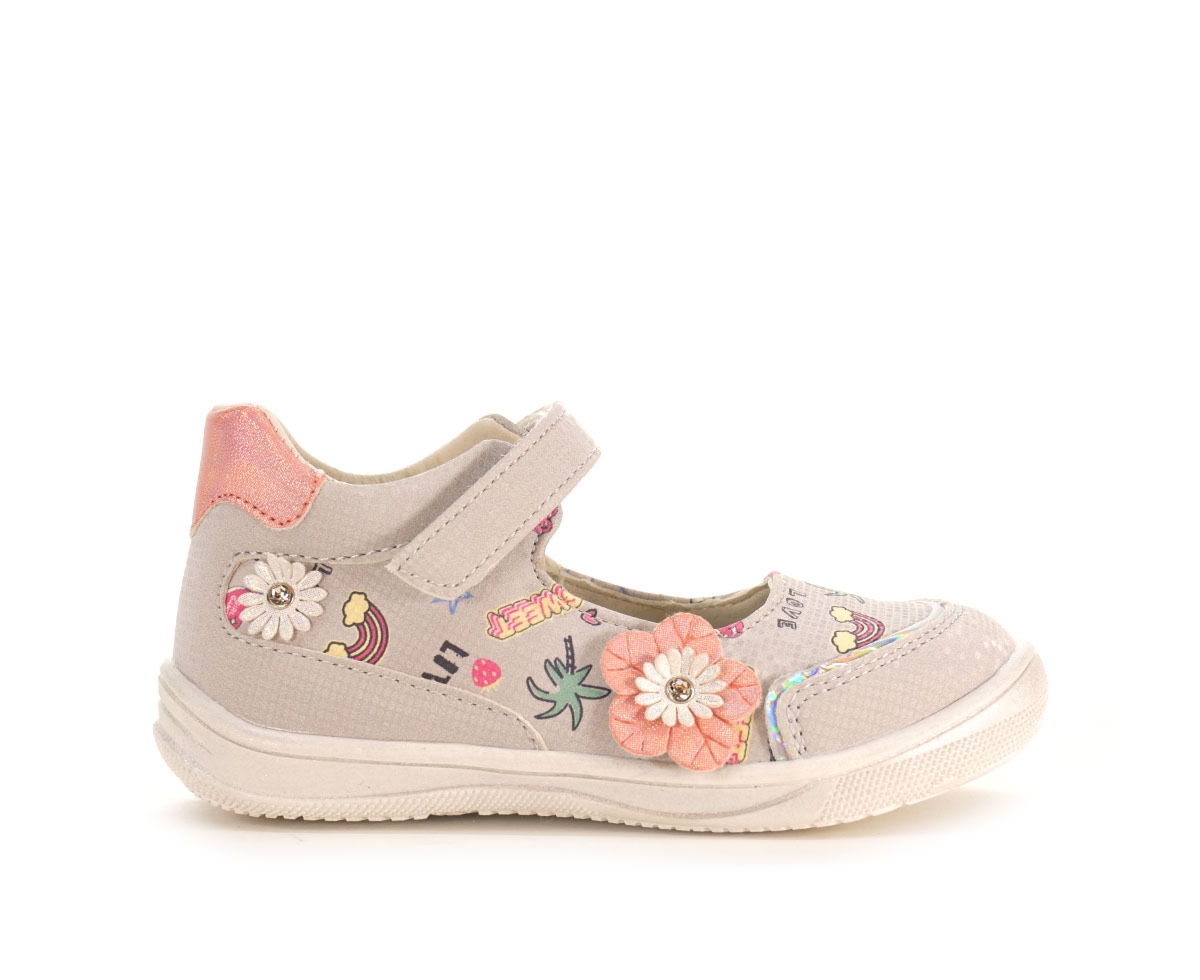 Baleriny dziecięce American club, szary