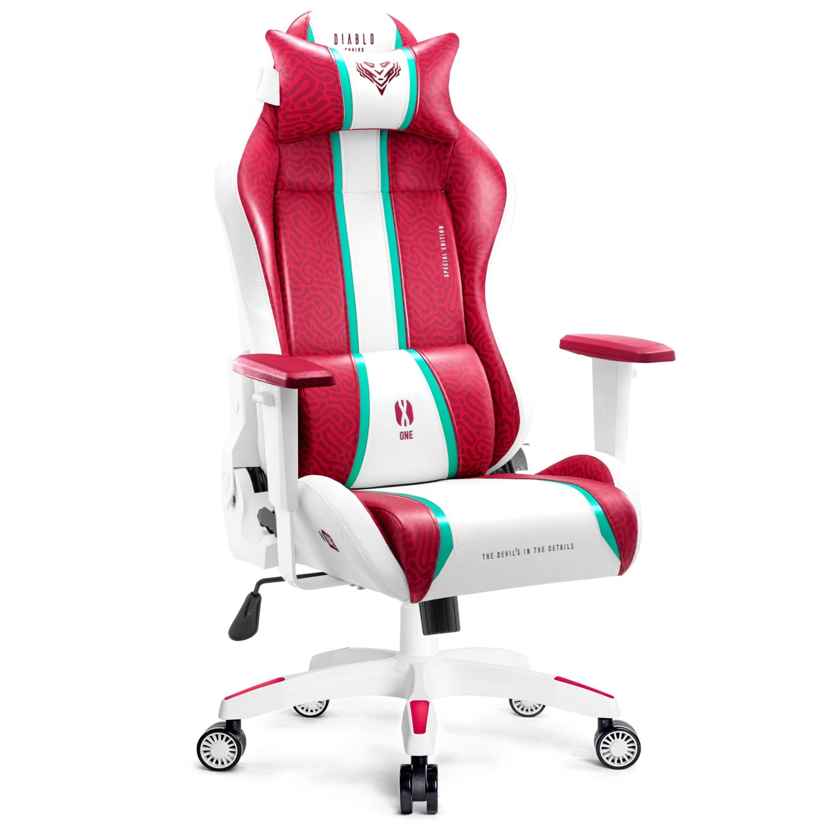 Fotel gamingowy Diablo X-One 2.0 Normal Size Candy Rose Edition