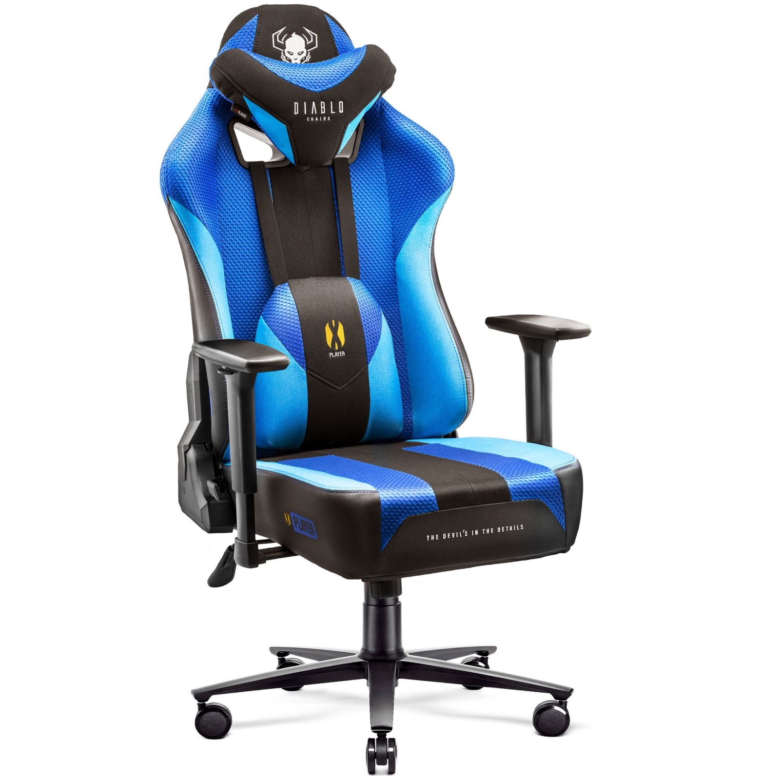 Fotel gamingowy Diablo X-Player 2.0 Normal Size Frost Black