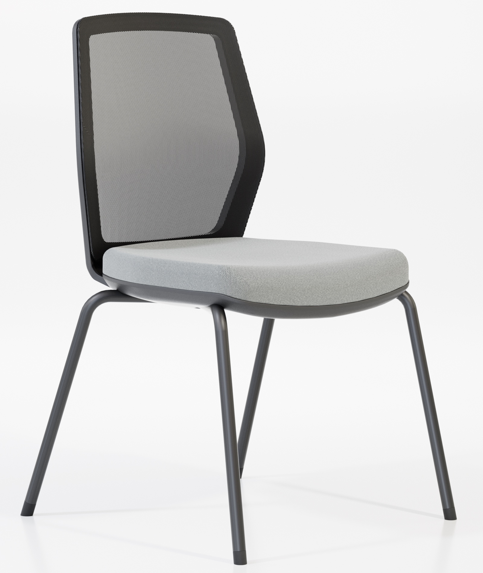 Konferencyjne krzesło z siatkowym oparciem Start Net S40 na nogach