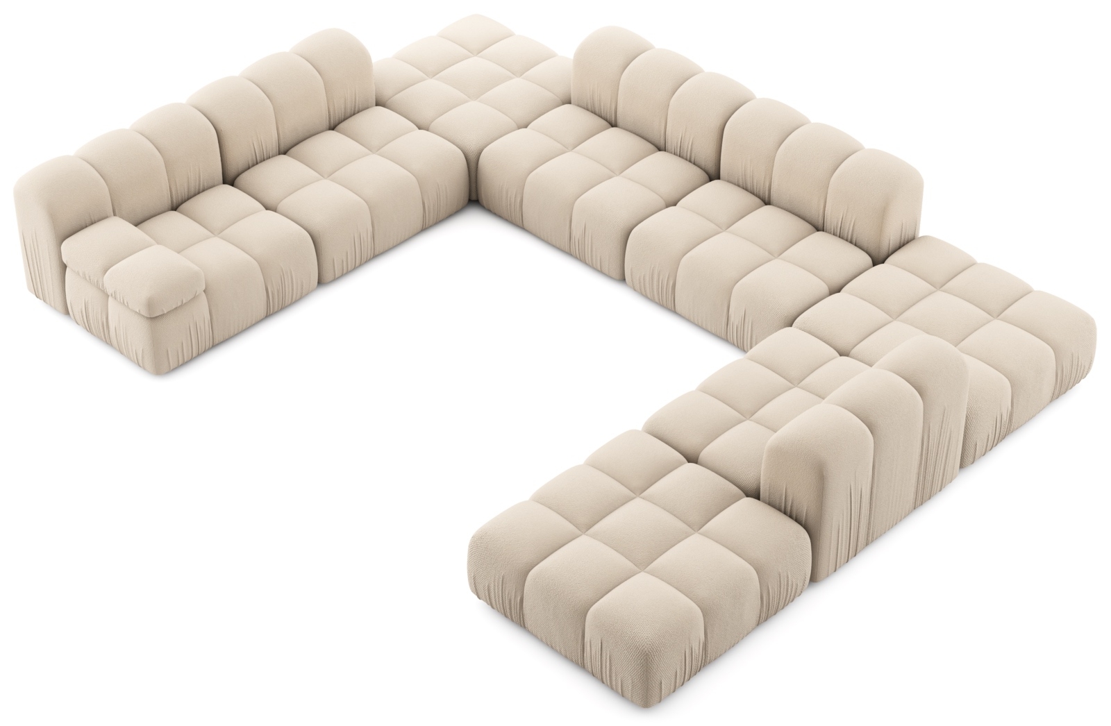 Designerski narożnik do salonu typu C CoCo 306x306x306 cm