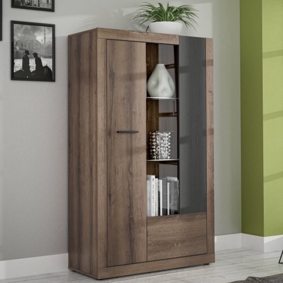 Niska witryna z przeszkleniem klasyczna Trass 621