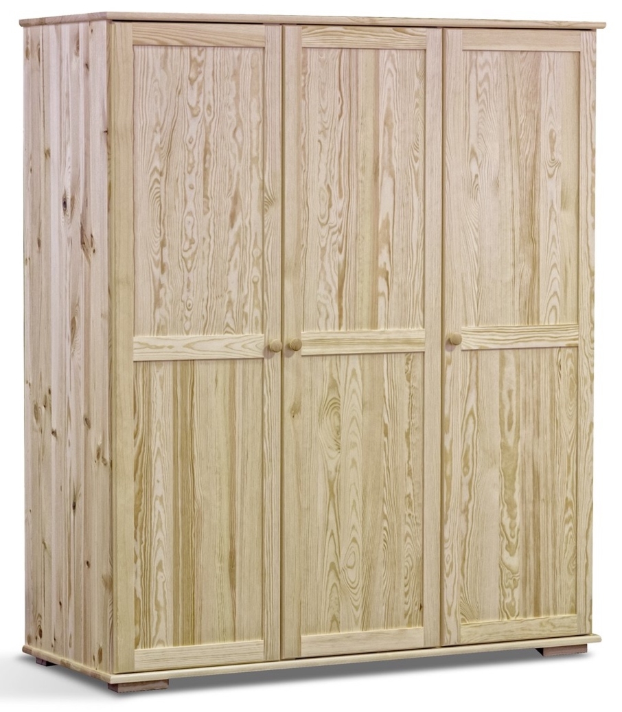 Szafa trzydrzwiowa z drewna sosnowego Modern 150