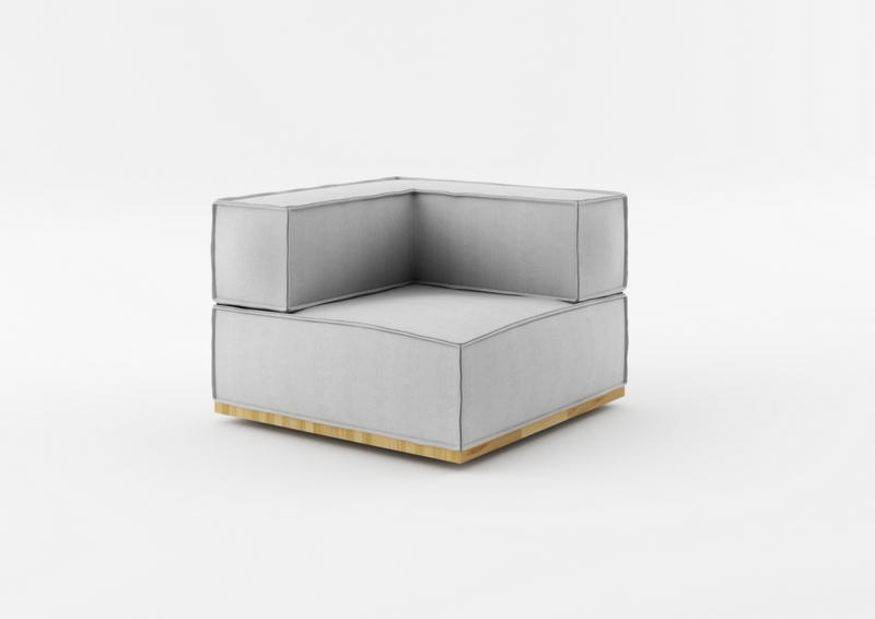 Fotel z jednym podłokietnikiem NOi Natural Absynth