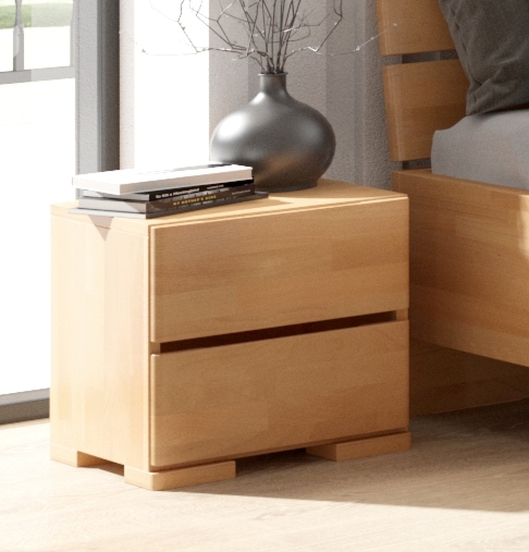 Szafka nocna bukowa Visby Sandemo High 2S