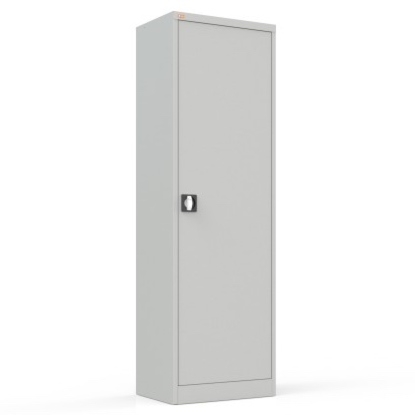 Jednoskrzydłowa szafa biurowa z 4 półkami BU/4-1