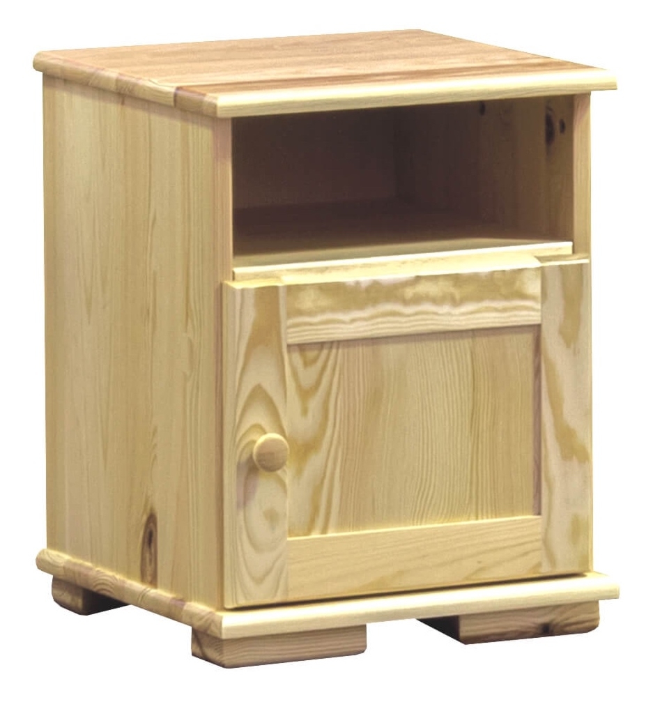 Drewniany stolik nocny na stopkach Modern III