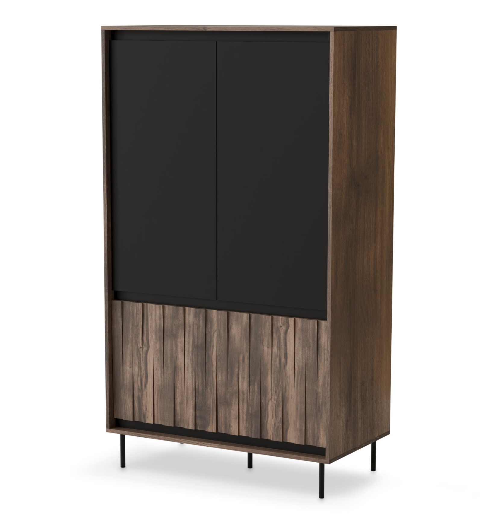 2-drzwiowa szafa ubraniowa Swing Halmar orzech