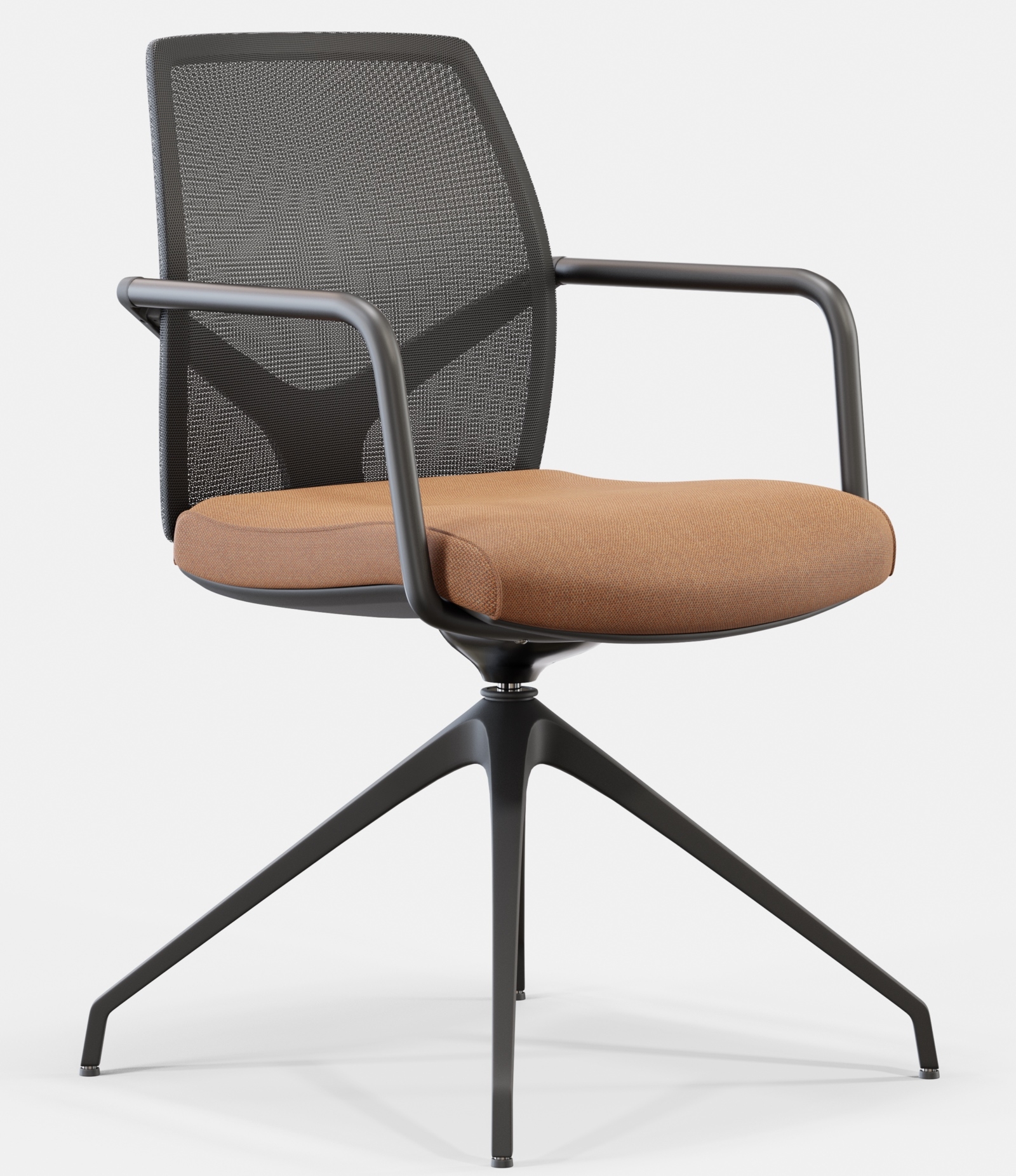 Nowoczesne krzesło konferencyjne Skill Net S60 z siatkowym oparciem