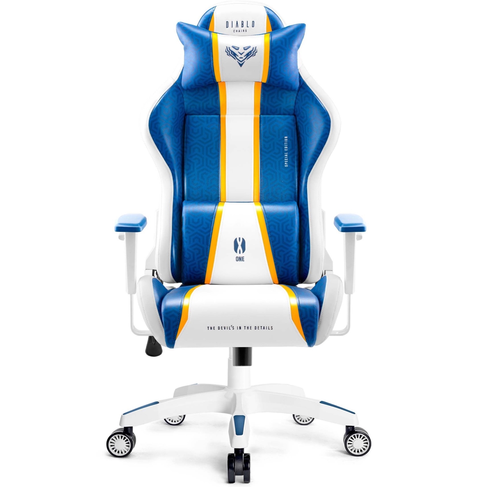 Fotel gamingowy Diablo X-One 2.0 King Size Aqua Blue Edition