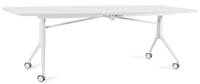 Składany stół konferencyjny na kółkach Carl Table 240×100 cm