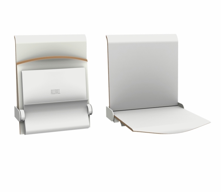 Składane krzesło do przedpokoju straponten TPS1G z gazetownikiem