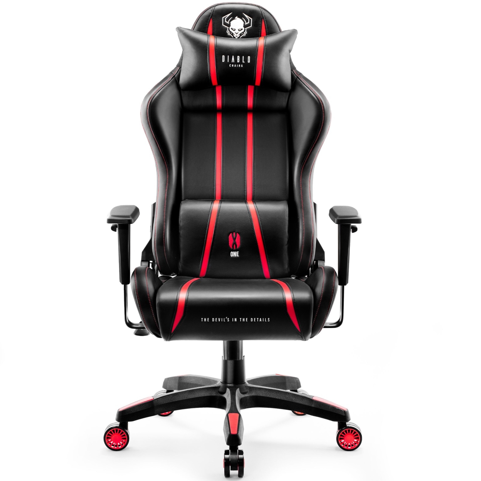 Fotel gamingowy Diablo X-One 2.0 King Size czarno-czerwony