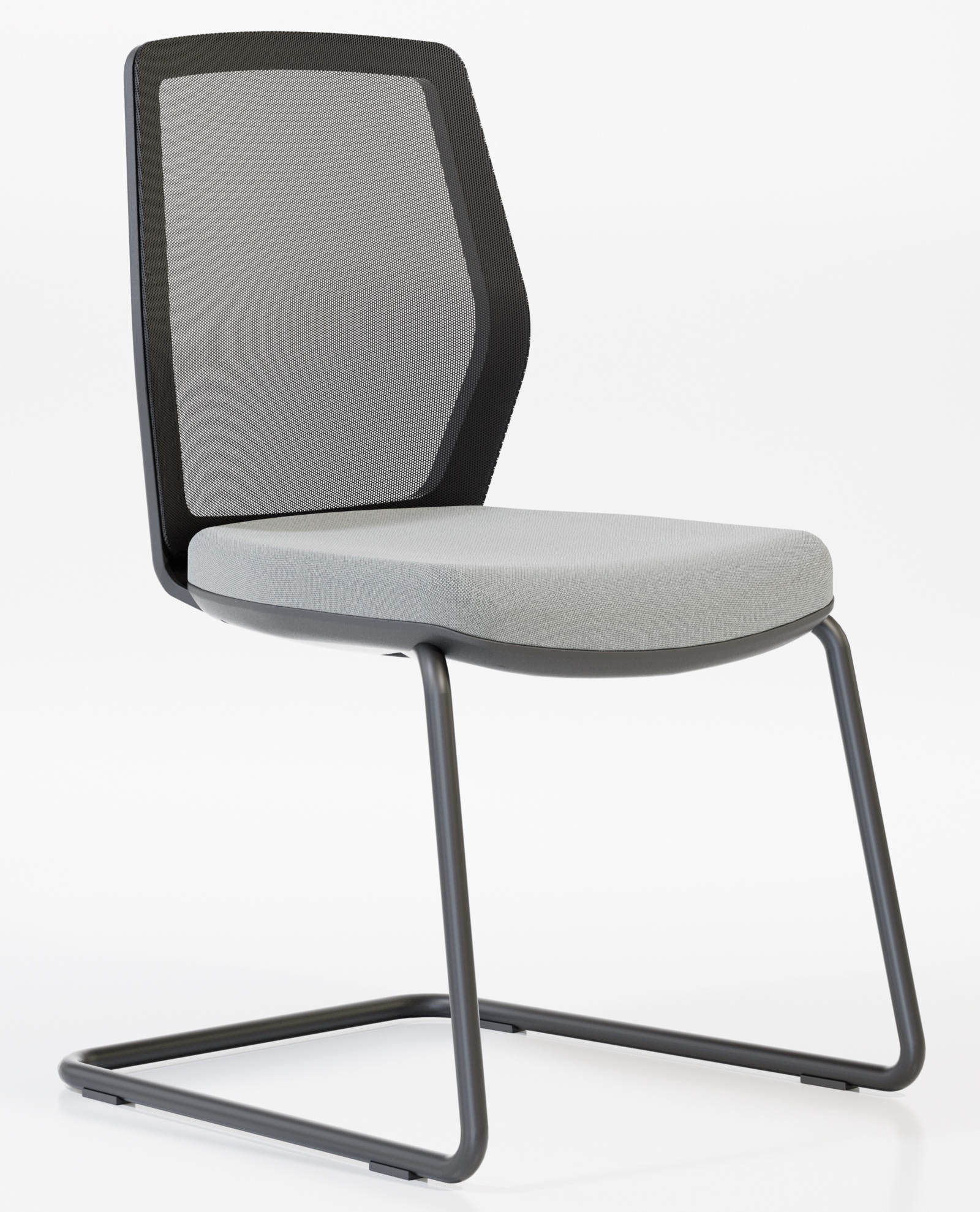 Krzesło konferencyjne na płozie Start Net S50 oparcie z siatki