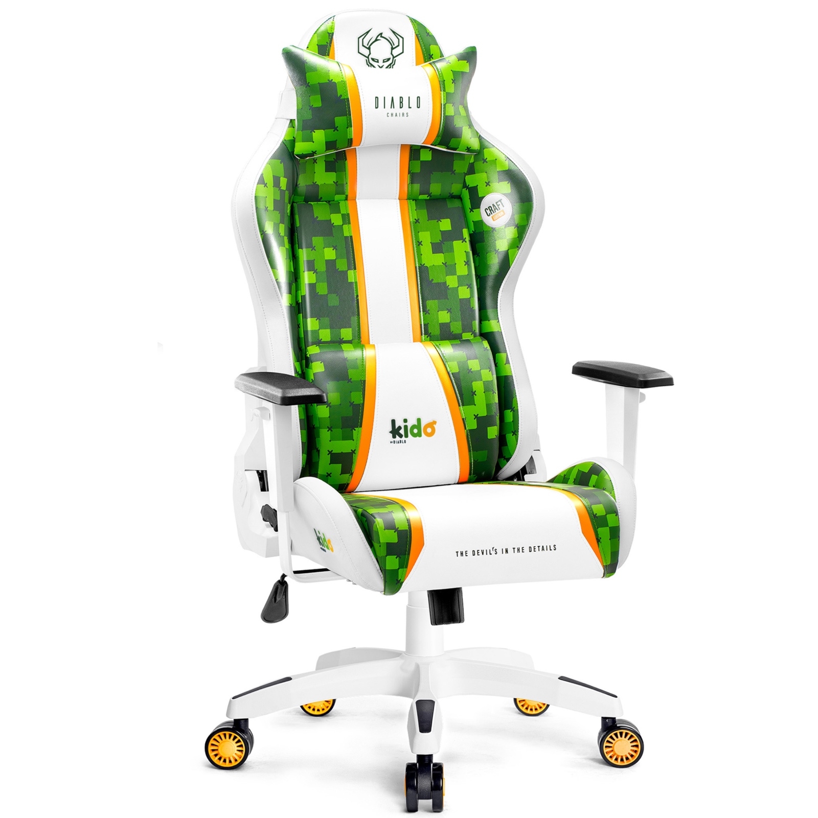 Krzesło gamingowe dla młodzieży Diablo X-One 2.0 Kids Size Craft Edition