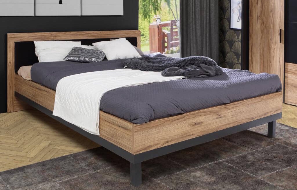 Łóżko sypialniane na nóżkach 160×200 cm Dalate 2162