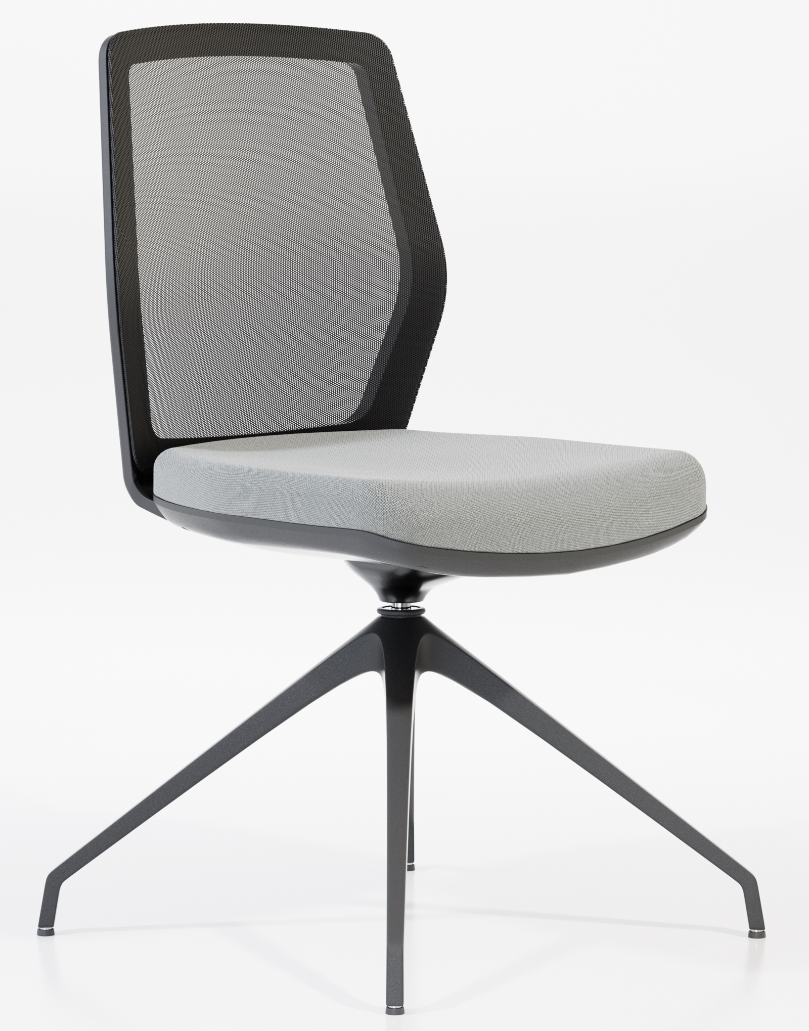 Krzesło do sali konferencyjnej z siatkowym oparciem Start Net S60