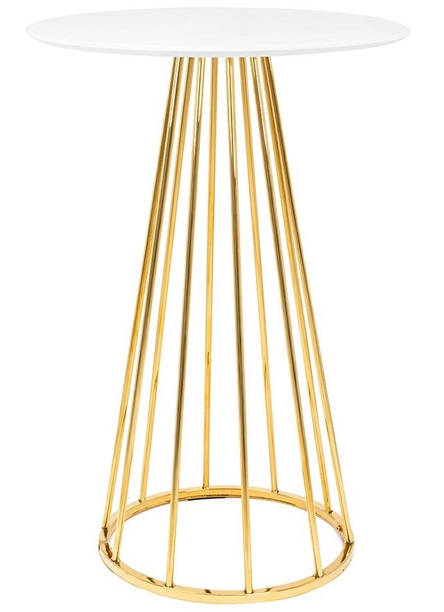 Okrągły stół barowy w stylu glamour Glam 60